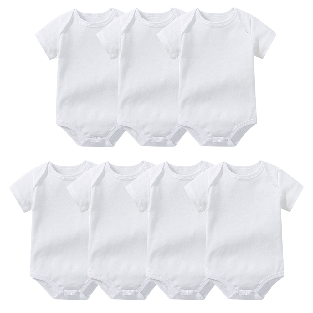 Baby Clothing Factory Shop - ชุดบอดี้สูทเด็กแรกเกิดผ้าฝ้าย 100% หนา 7 ชิ้น ชุดจั๊มสูทเด็กเล็กสำหรับฤดูร้อน