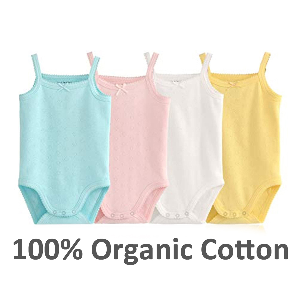 Baby Clothing Online - เด็กOneชิ้นBodysuitsสําหรับทารกแรกเกิดเด็กผ้าฝ้ายแขนกุดRompersเด็กวัยหัดเดินฤดูร้อนPlaysuitsเสื้อผ้าสีขาวชุด 2023