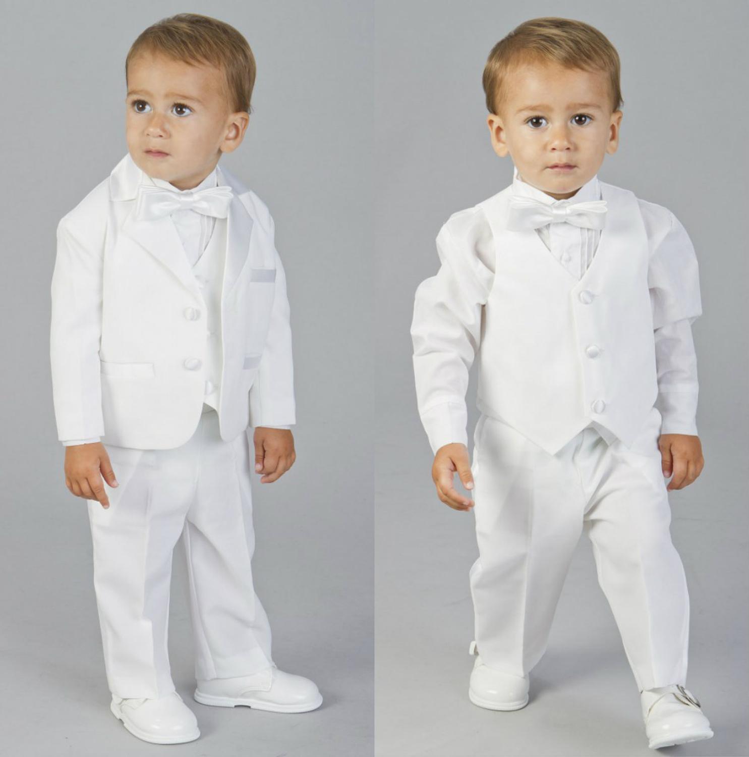 Baby Clothing Made In Usa - สีขาวเด็กเล็กชุดเสื้อคลุมเด็กทารก Custom Made เสื้อสูทงานแต่งงานอย่างเป็นทางการสีดํา 3 ชิ้นเด็กเสื้อผ้า