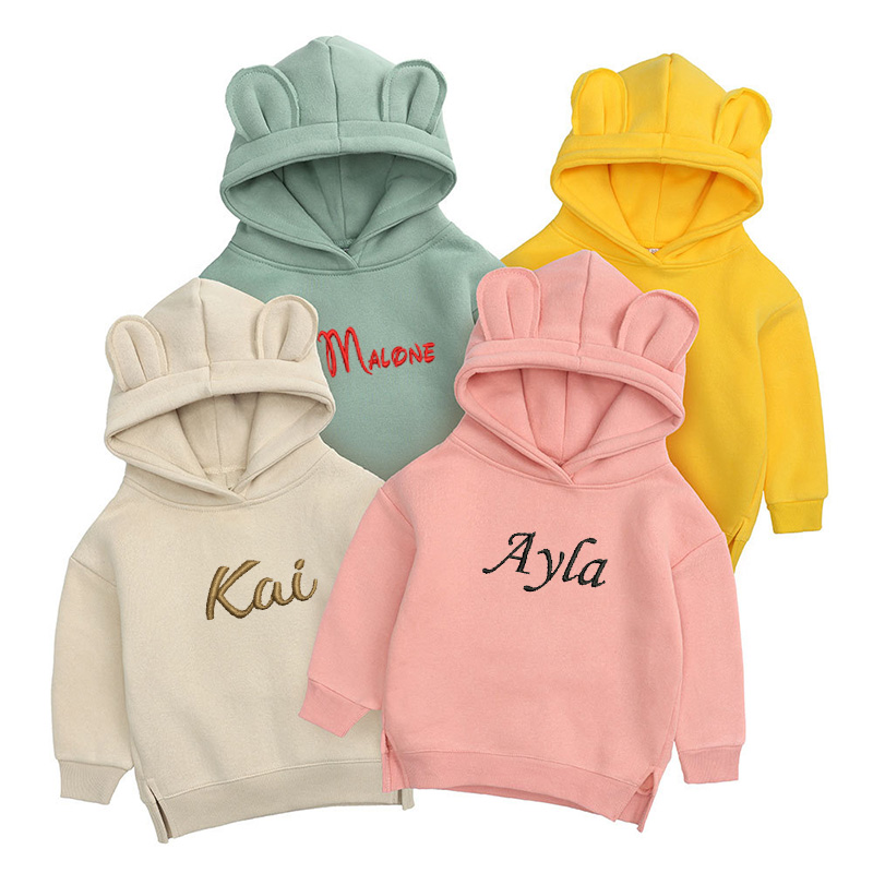Baby Clothing Jumpers - เสื้อฮู้ดถักลายหมีสำหรับเด็กเหมาะสำหรับใส่ได้ทั้งชายและหญิงของขวัญสำหรับเสื้อผ้าเด็กทารกเสื้อกันหนาวตามสั่ง