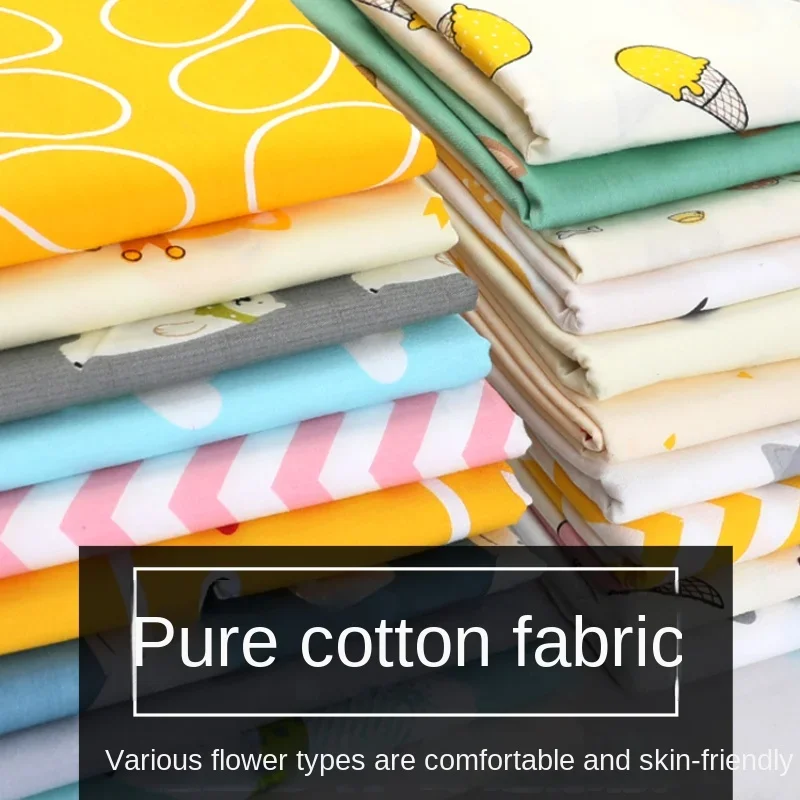 Baby Clothing Organic Cotton - ผ้าฝ้ายพิมพ์ผ้าเครื่องนอนเด็กผ้าปูที่นอนผ้านวมครอบคลุมชุดนอนเสื้อผ้า DIY แฟชั่นสําหรับเย็บวัสดุขายส่งผ้า