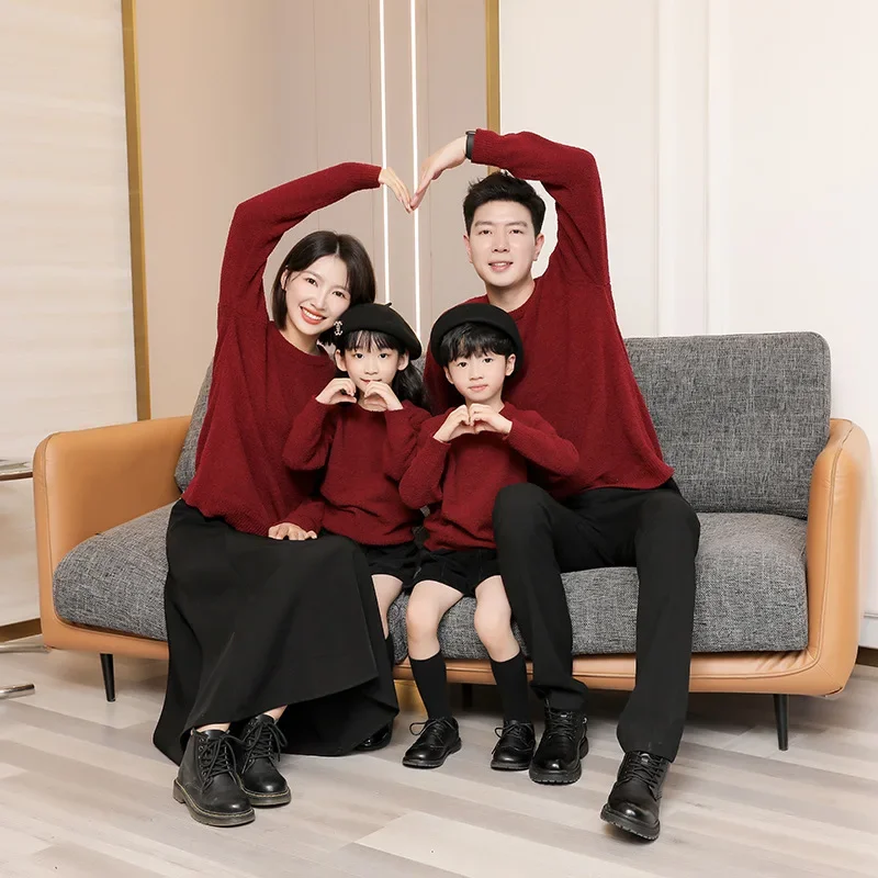 Baby Clothing Jumpers - ผู้ปกครองและเด็กถักจัมเปอร์เสื้อกันหนาวครอบครัวพ่อแม่และลูกสาวจับคู่เสื้อผ้าพ่อแม่และลูกเสื้อผ้า