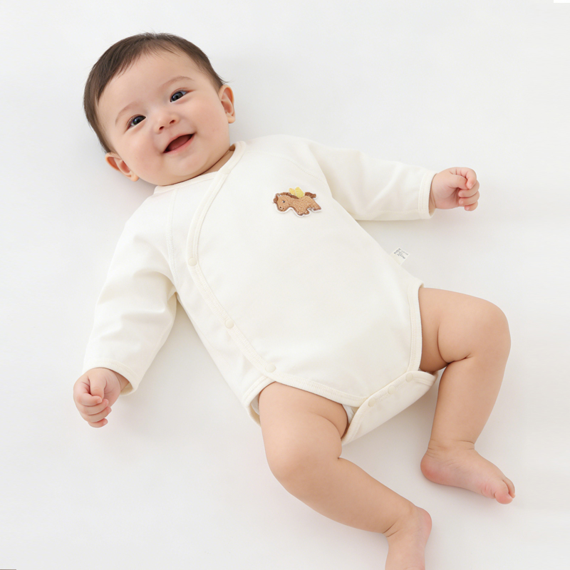 Baby Clothing Layers - ชุดเด็กแรกเกิดสำหรับฤดูใบไม้ผลิ ชุดบอดี้สูทแขนยาว เกรด A สำหรับเด็กชายและเด็กหญิง ชุดชั้นในฤดูใบไม้ร่วง