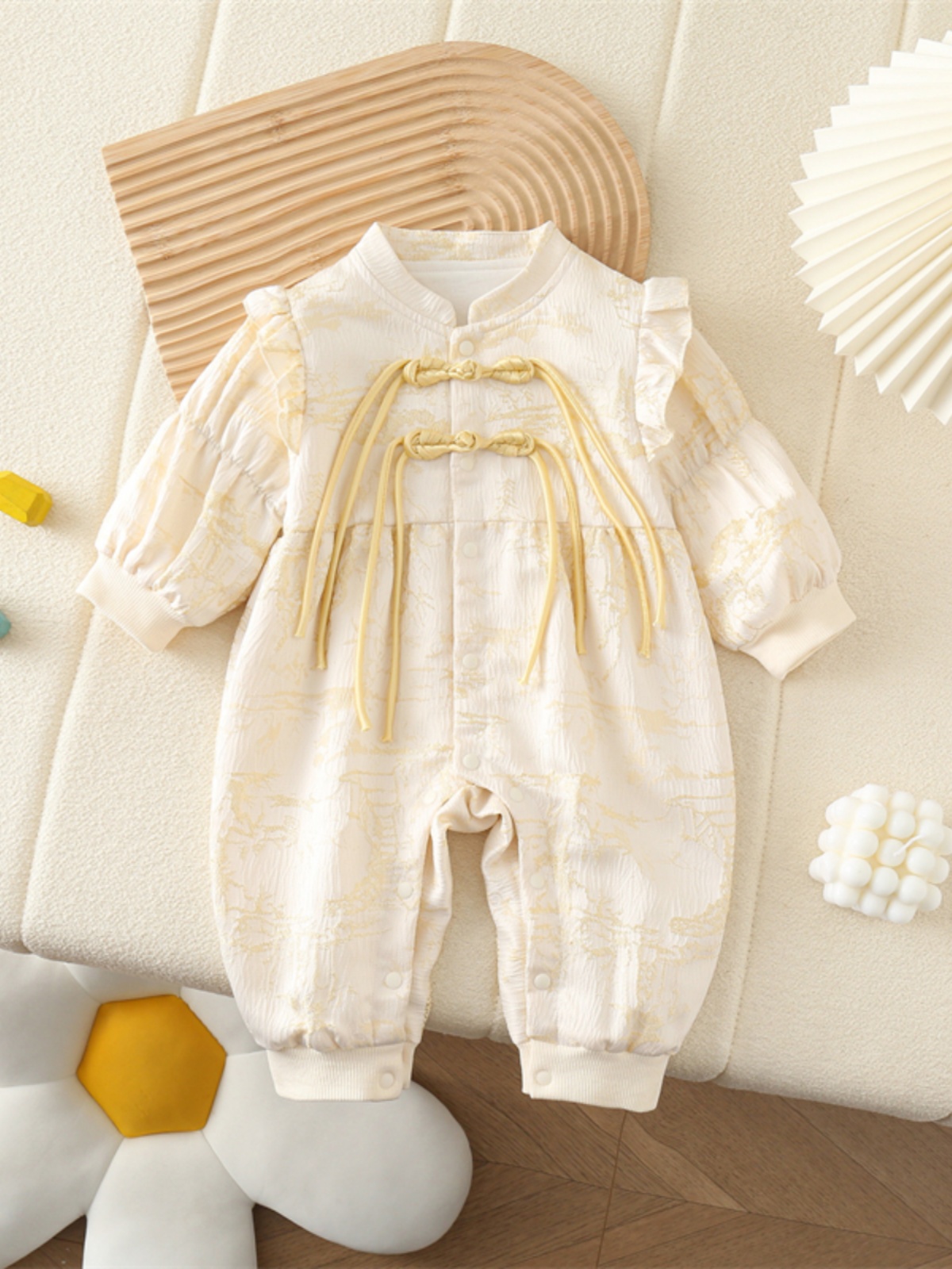 Baby Clothing Layers - ชุดเด็กผู้หญิงสำหรับฤดูใบไม้ร่วง ชุดบอดี้สูทแขนยาวสองชั้น ชุดคลุมสำหรับเด็กทารก เสื้อผ้าสำหรับฤดูใบไม้ผลิและฤดูใบไม้ร่วง