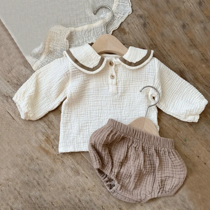 Baby Clothing Organic Cotton - เสื้อผ้าเด็กชุดสําหรับ 0-3Years ผ้าฝ้ายอินทรีย์ Navy Design เสื้อผ้าเด็กทารกเสื้อ