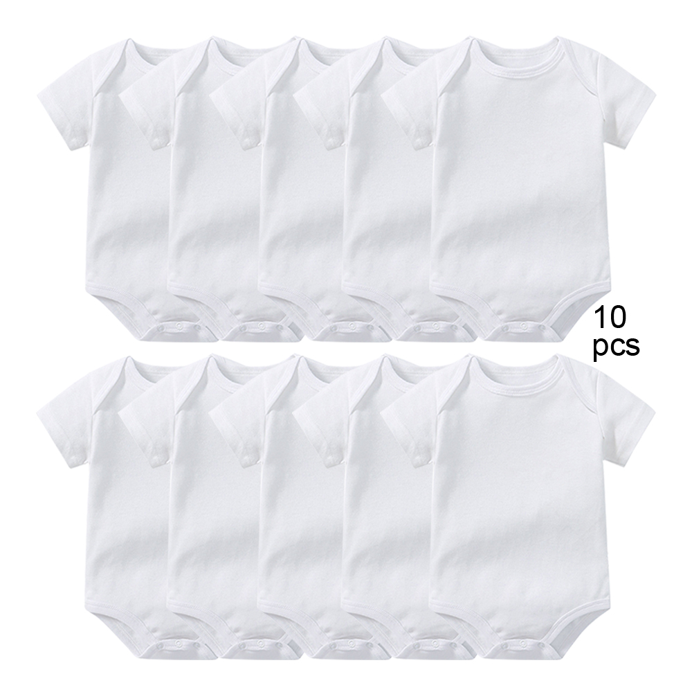 Baby Clothing Factory Shop - ชุดบอดี้สูทเด็กทารกผ้าฝ้ายหนา 10 ชิ้น ชุดจั๊มสูทเด็กแรกเกิด ขายส่ง ชุดจั๊มสูทเด็กวัยหัดเดินฤดูร้อน