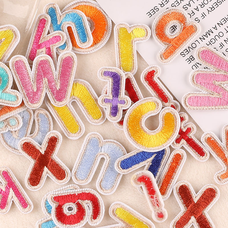 ผ้าปักลายตัวอักษร26ชิ้น/ล็อตสำ - Baby Clothing Sewing บทวิจารณ์และราคา