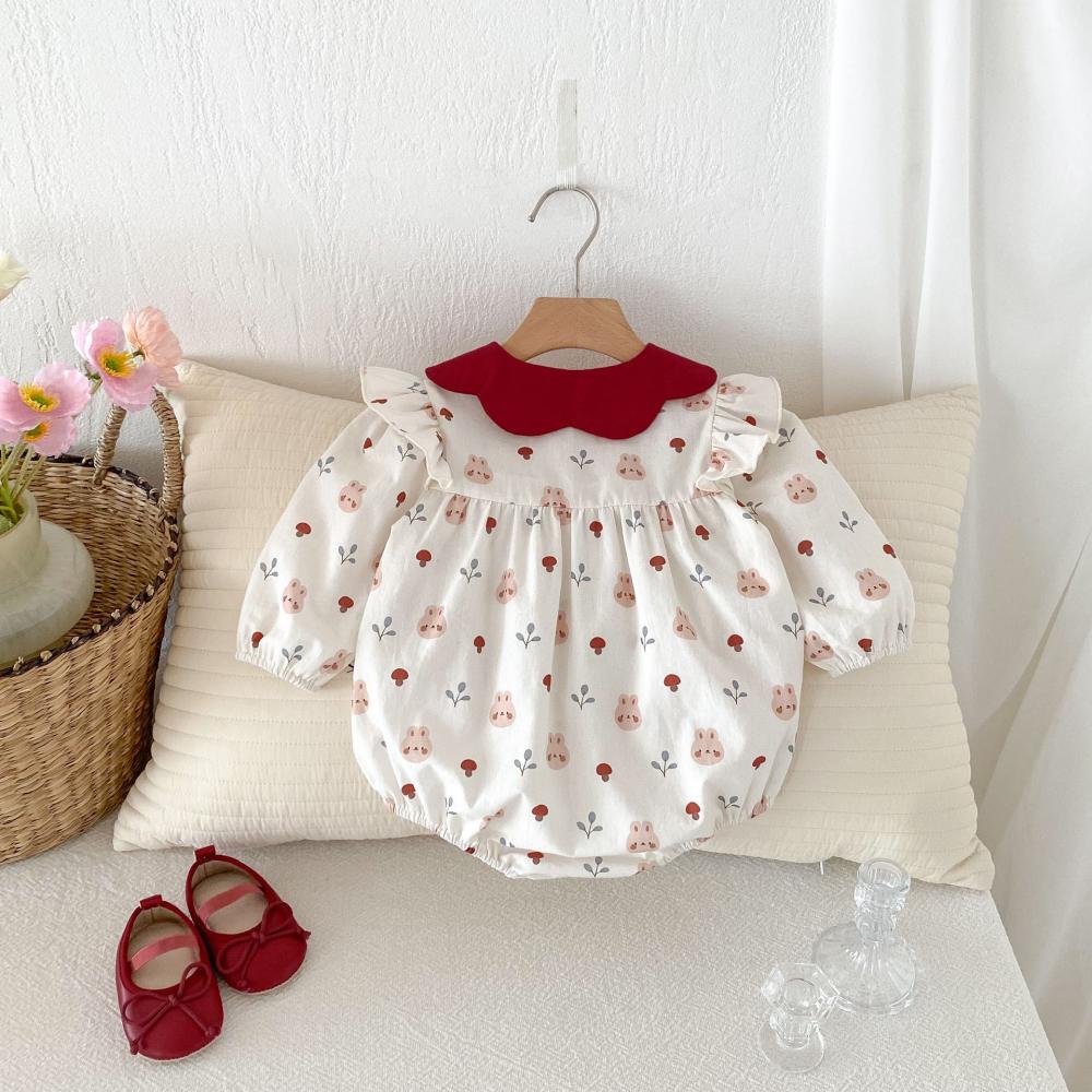 กระต่ายน่ารักพิมพ์ชุดเด็กทารกส - Baby Clothing Quality บทวิจารณ์และราคา