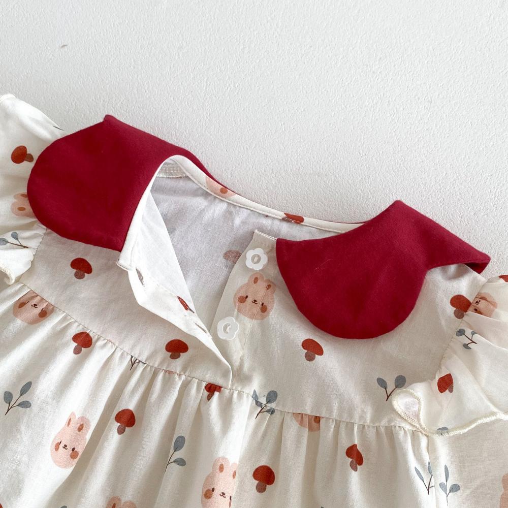 กระต่ายน่ารักพิมพ์ชุดเด็กทารกส - Baby Clothing Quality บทวิจารณ์และราคา