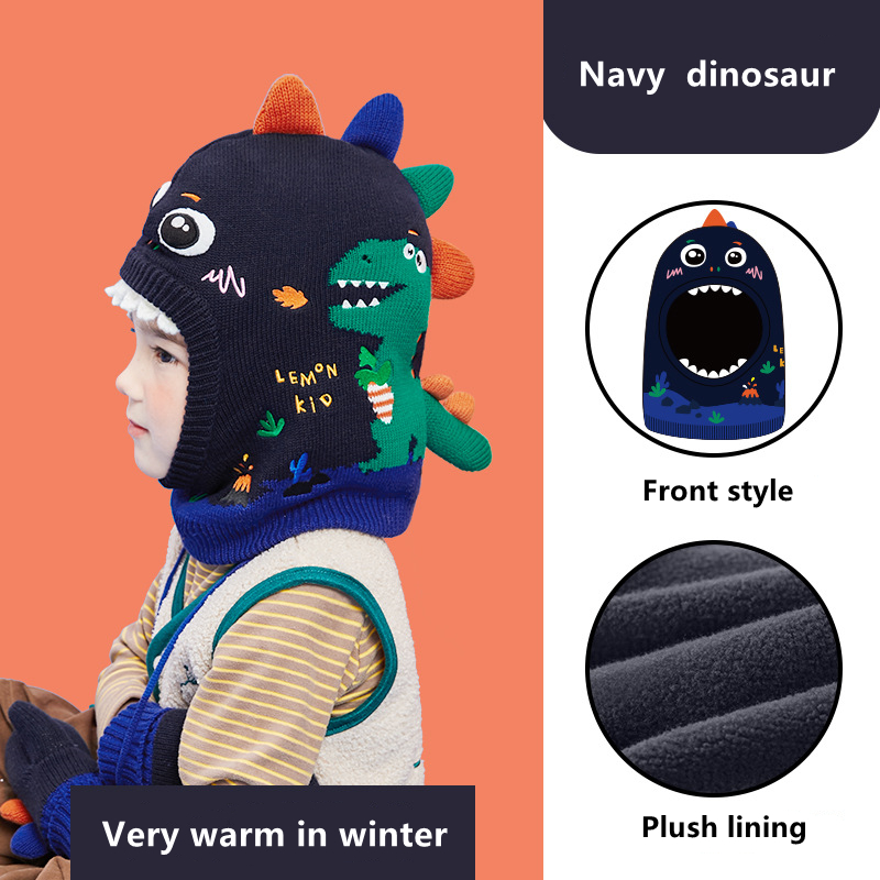 เด็กหมวกผ้าพันคอถุงมือชุด 3D ไ - Baby Hat Beanie บทวิจารณ์และราคา