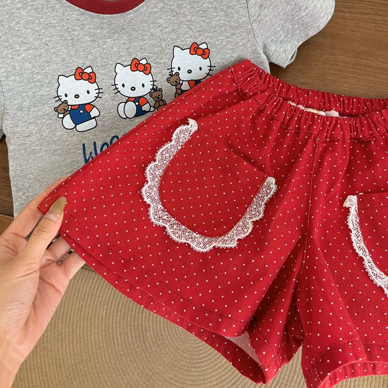 อะนิเมะเฮลโลคิตตี้เกิร์ลฤดูร้อ - Baby Clothing Quality บทวิจารณ์และราคา