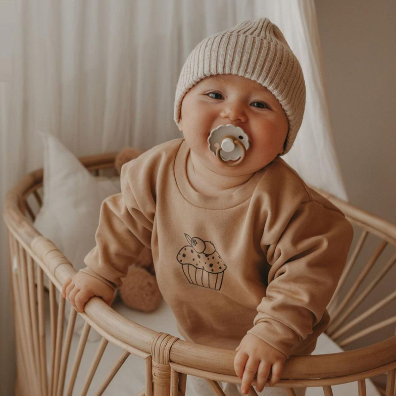 เสื้อสเวตเตอร์แฟชั่นเด็กทารกคอ - Baby Clothing Organic Cotton บทวิจารณ์และราคา