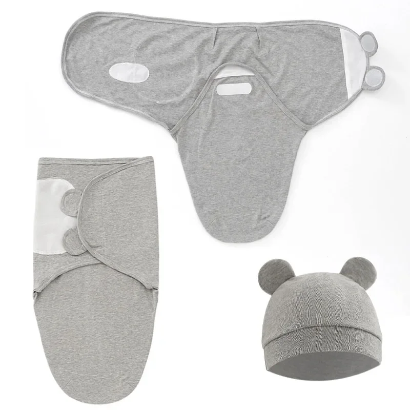 ชุดหมวกผ้าห่มห่อทารกผ้าฝ้ายออร - Baby Clothing Organic Cotton บทวิจารณ์และราคา