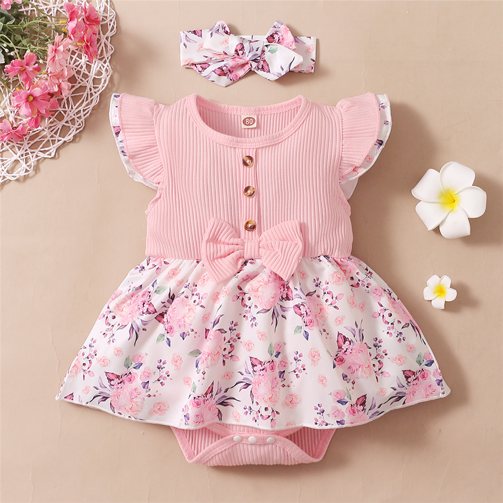 0-18เดือนชุดชั้นนอกลายดอกไม้เด - Baby Clothing Online บทวิจารณ์และราคา