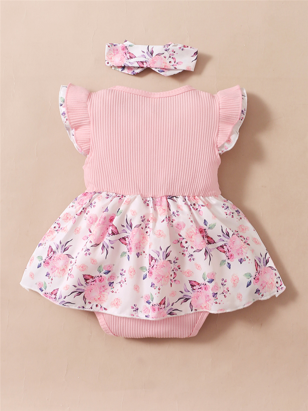 0-18เดือนชุดชั้นนอกลายดอกไม้เด - Baby Clothing Online บทวิจารณ์และราคา