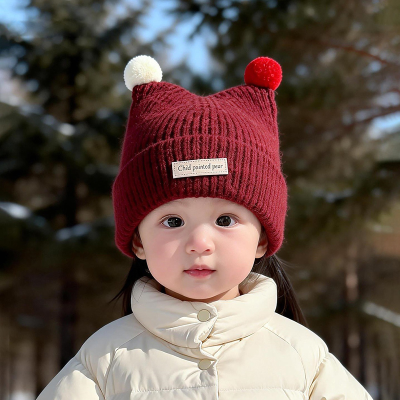 หมวกไหมพรมเด็กอายุ 1-4 ปี น่าร - Baby Hat Beanie บทวิจารณ์และราคา