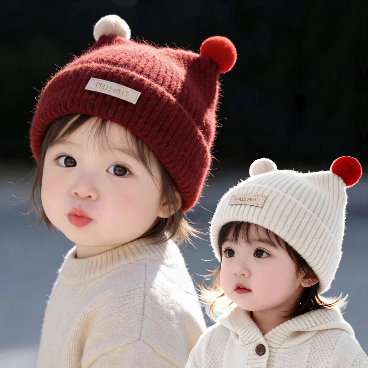 หมวกไหมพรมเด็กอายุ 1-4 ปี น่าร - Baby Hat Beanie บทวิจารณ์และราคา