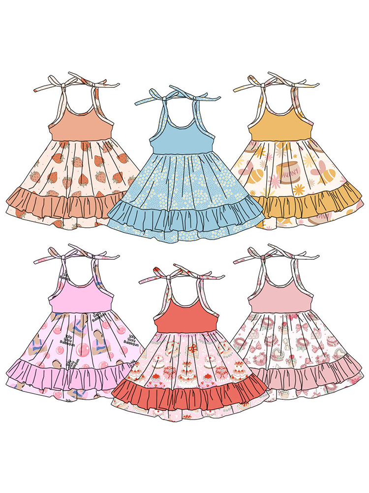 ชุดเดรสเด็กผู้หญิงลายสตรอว์เบอ - Baby Clothing Layers บทวิจารณ์และราคา
