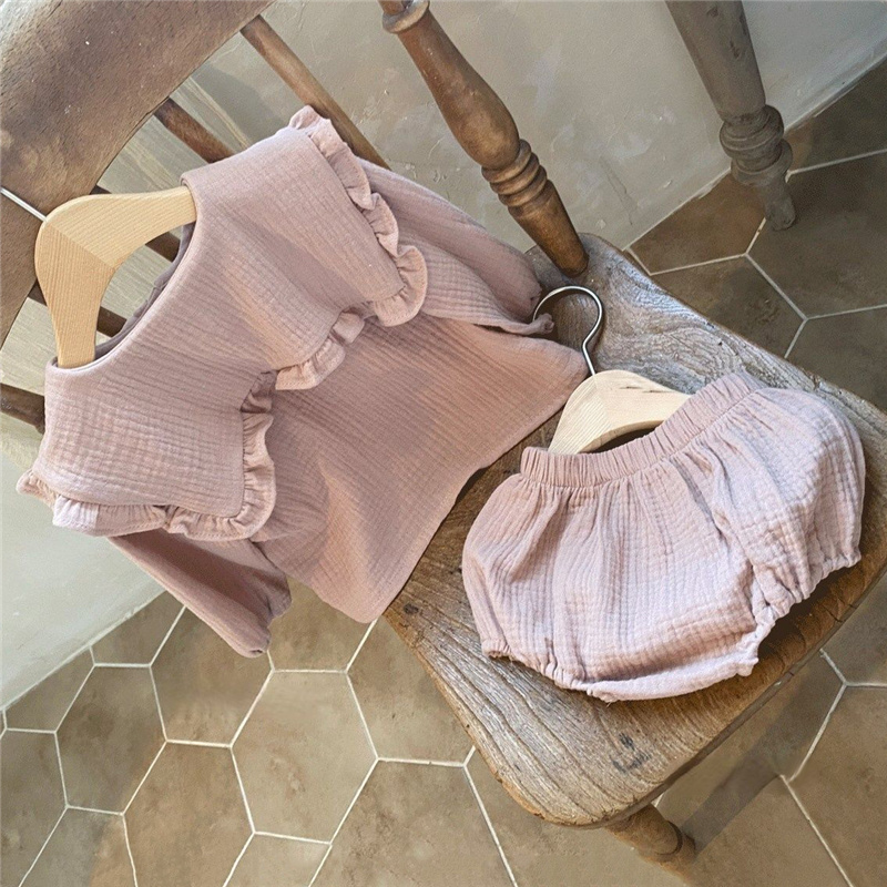 เสื้อผ้าเด็กผู้หญิงแรกเกิด2ชิ้ - Baby Clothing Organic Cotton บทวิจารณ์และราคา