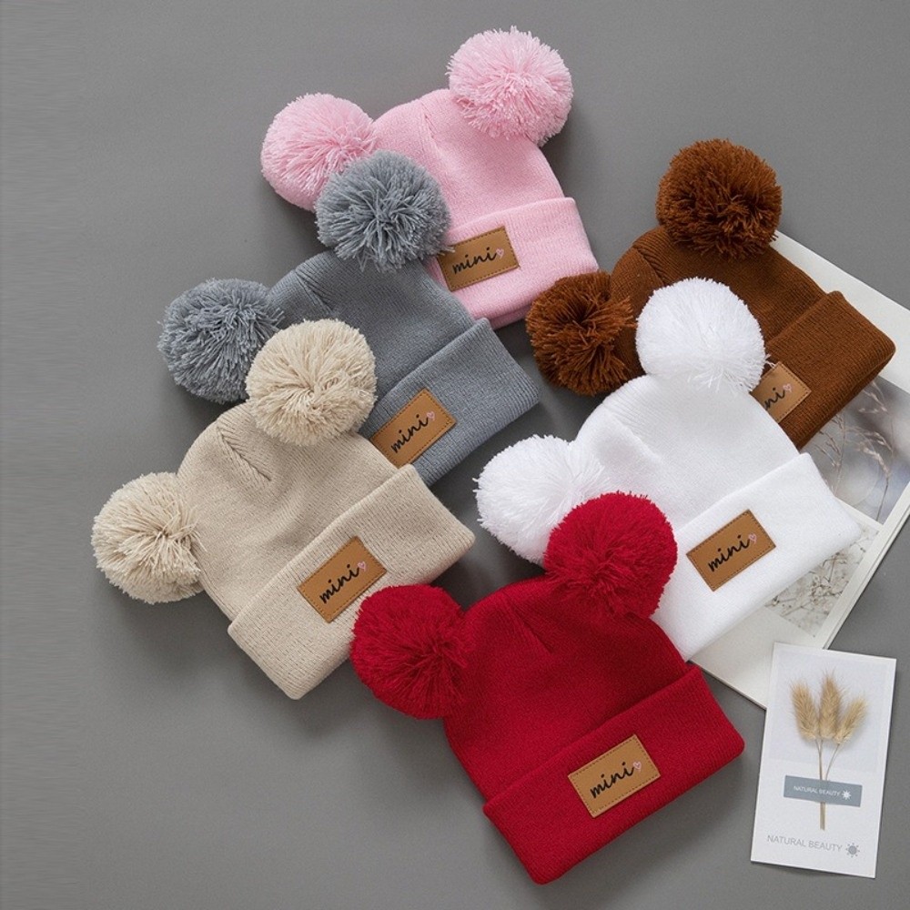 หมวกไหมพรมเด็กอ่อนแบบสองชั้น ส - Baby Hat Beanie บทวิจารณ์และราคา