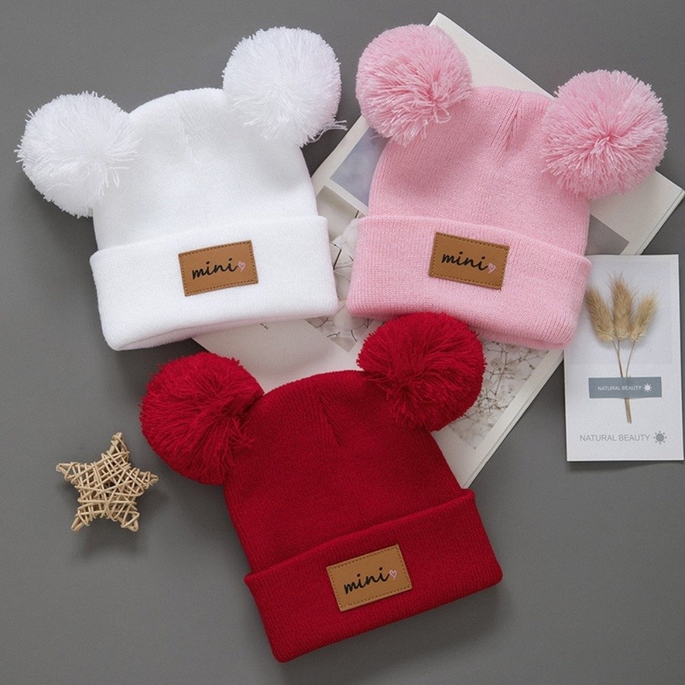 หมวกไหมพรมเด็กอ่อนแบบสองชั้น ส - Baby Hat Beanie บทวิจารณ์และราคา