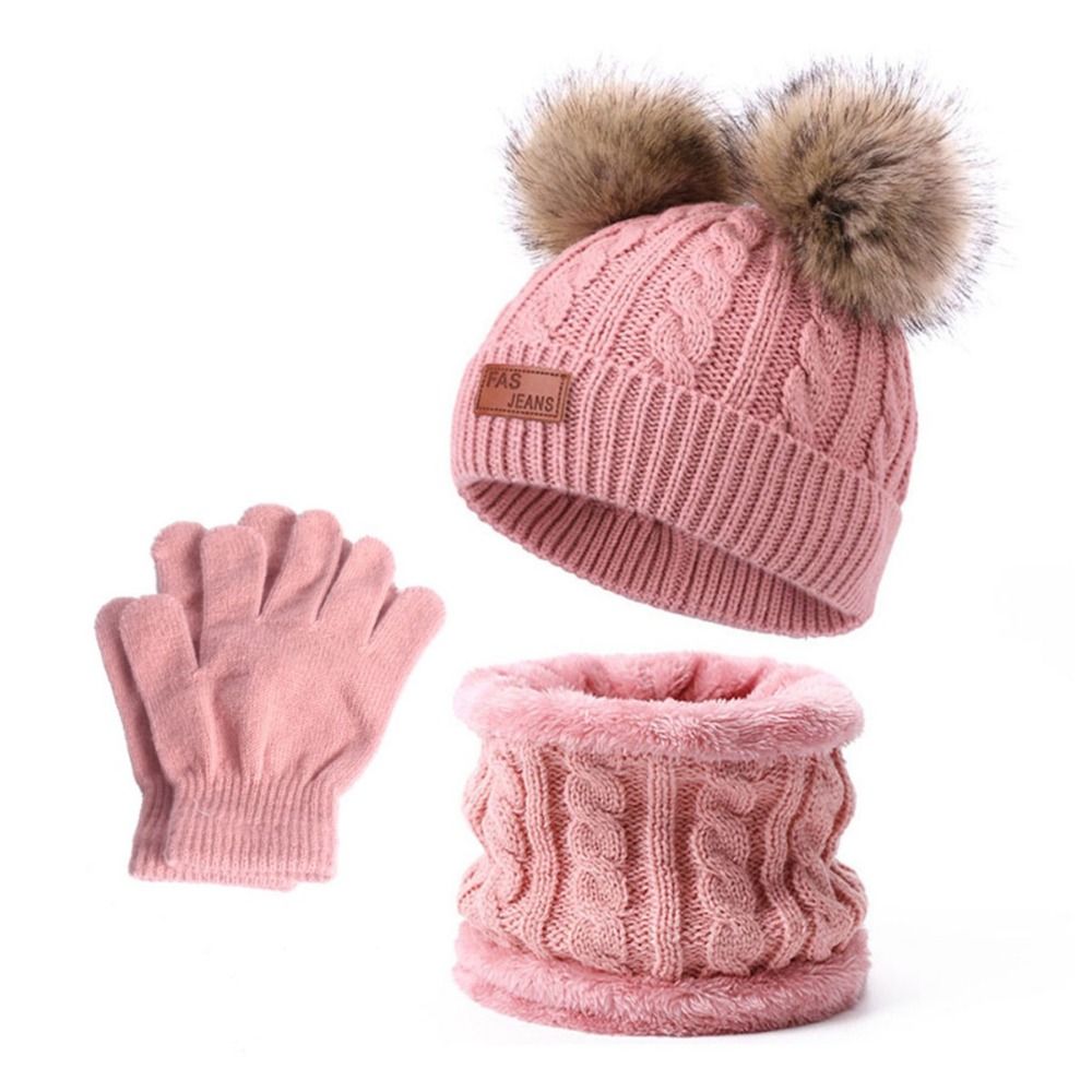 ชุดหมวก ผ้าพันคอ ถุงมือเด็ก สี - Baby Hat Beanie บทวิจารณ์และราคา