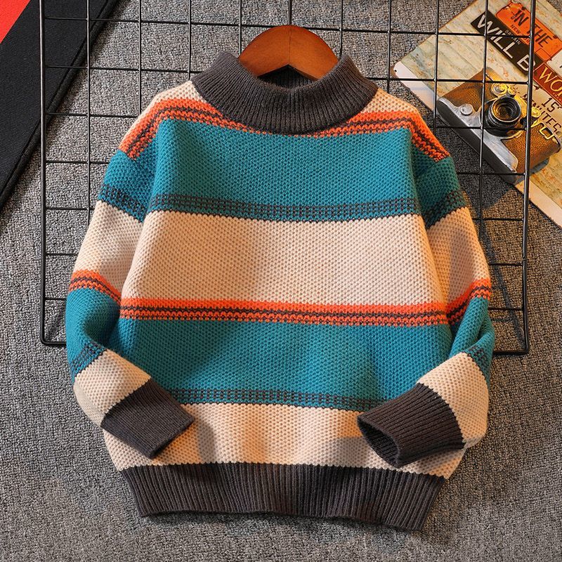 ชายถักเสื้อกันหนาวฤดูหนาวใหม่เ - Baby Clothing Jumpers บทวิจารณ์และราคา