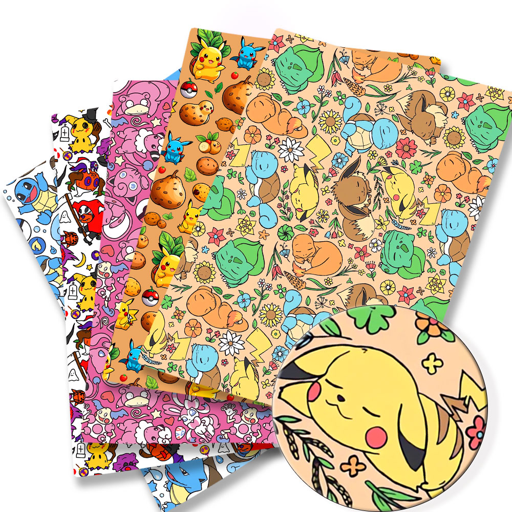 Pokemon การ์ตูน Fabric140*50 ซ - Baby Clothing Sewing บทวิจารณ์และราคา