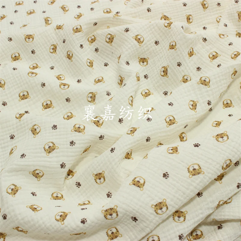 100X135 ซม.ผ้าฝ้าย Crepe Tiger - Baby Clothing Organic Cotton บทวิจารณ์และราคา